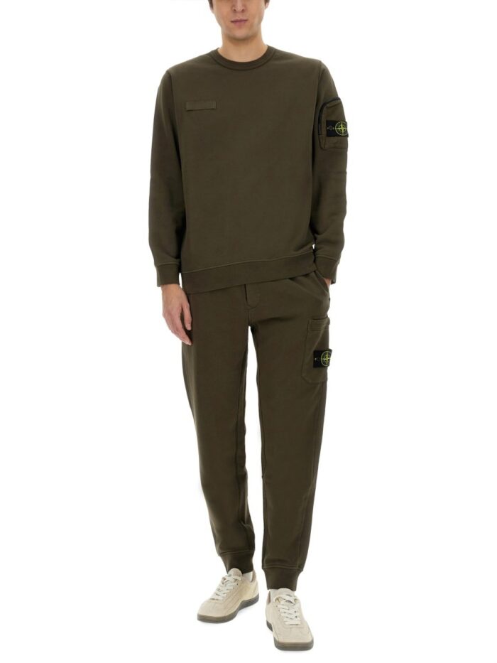 Stone Island SWEATSHIRT WITH SLEEVE POCKET