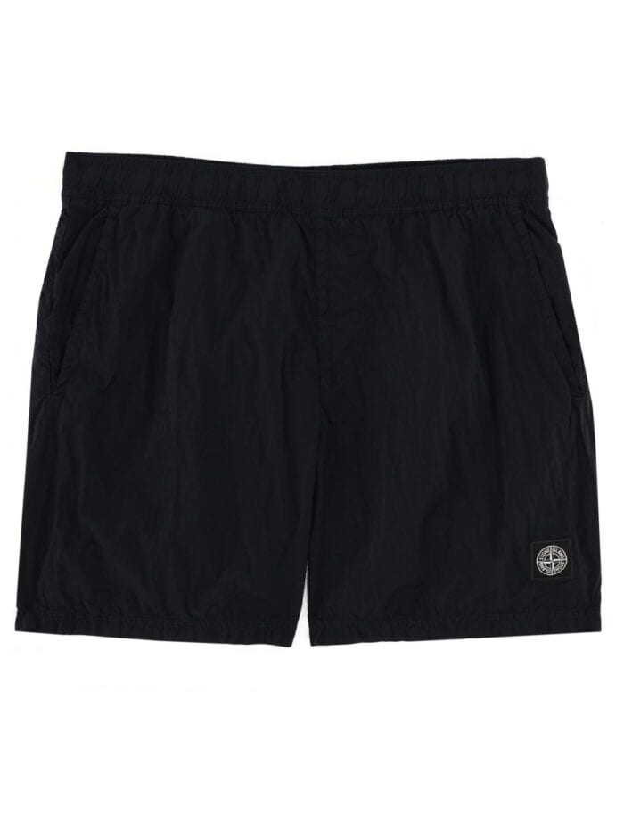 Stone Island SWIMSUIT WITH LOGO PATCH