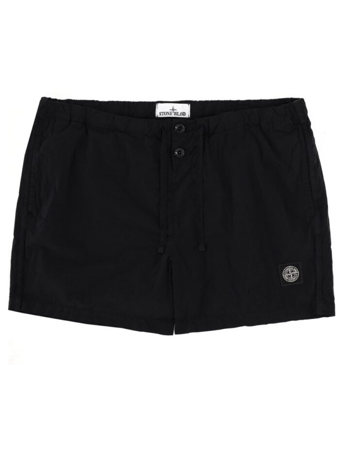 Stone Island SWIMSUIT WITH LOGO PATCH