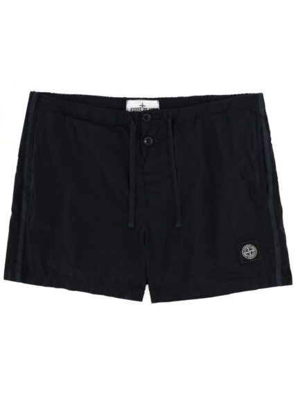 Stone Island SWIMSUIT WITH LOGO PATCH