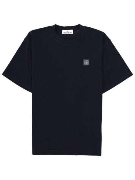 Stone Island T-SHIRT WITH LOGO PATCH