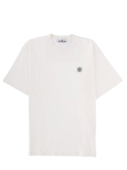 Stone Island T-SHIRT WITH LOGO PATCH
