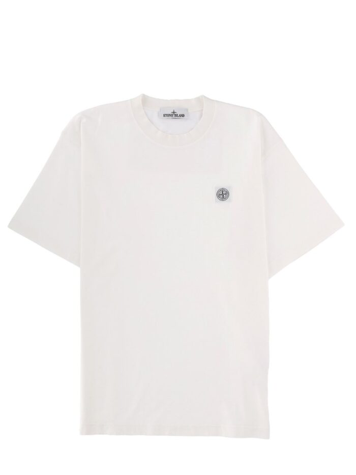 Stone Island T-SHIRT WITH LOGO PATCH