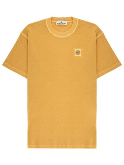 Stone Island T-SHIRT WITH LOGO PATCH
