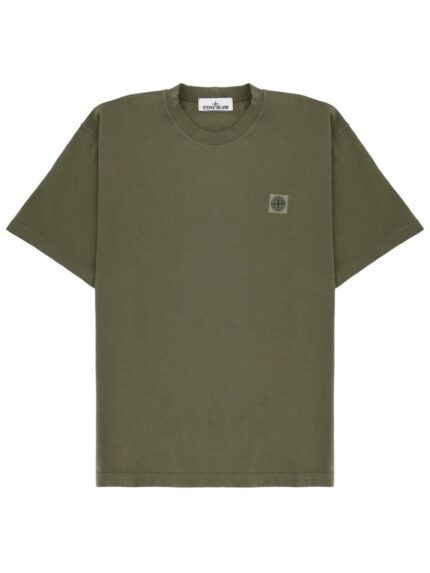 Stone Island T-SHIRT WITH LOGO PATCH