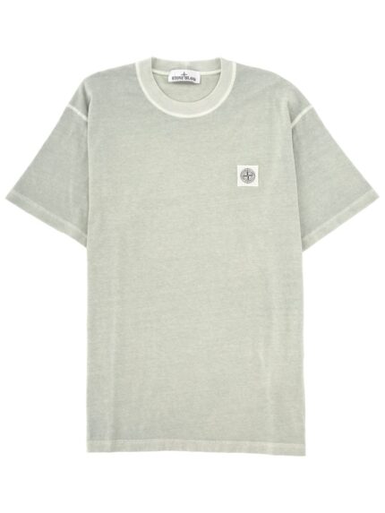 Stone Island T-SHIRT WITH LOGO PATCH