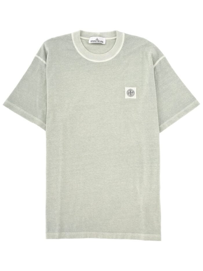 Stone Island T-SHIRT WITH LOGO PATCH