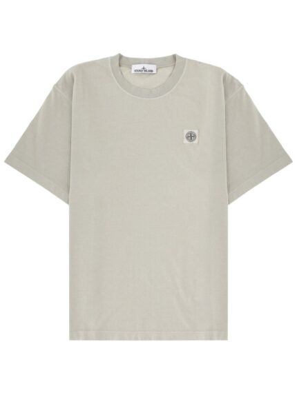 Stone Island T-SHIRT WITH LOGO PATCH