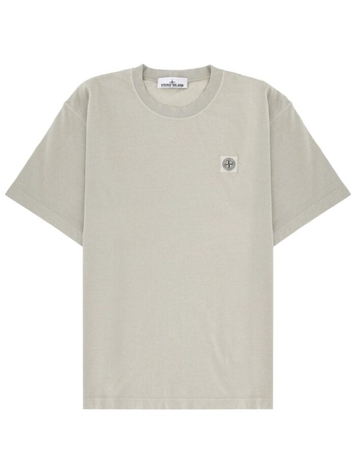 Stone Island T-SHIRT WITH LOGO PATCH