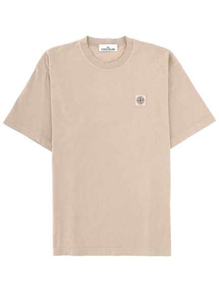 Stone Island T-SHIRT WITH LOGO PATCH