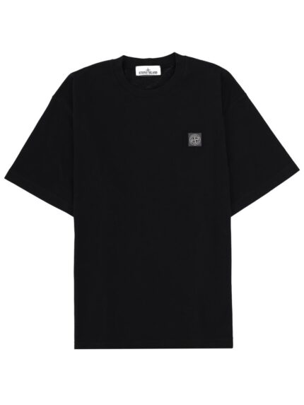 Stone Island T-SHIRT WITH LOGO PATCH