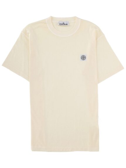 Stone Island T-SHIRT WITH LOGO PATCH