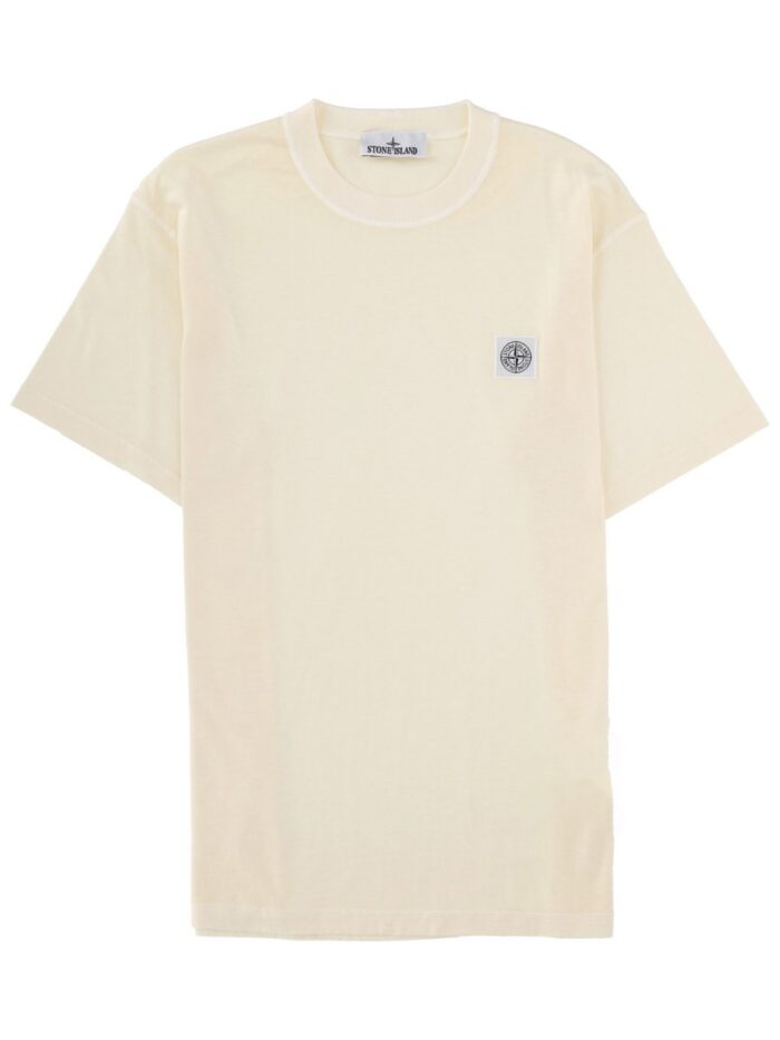 Stone Island T-SHIRT WITH LOGO PATCH