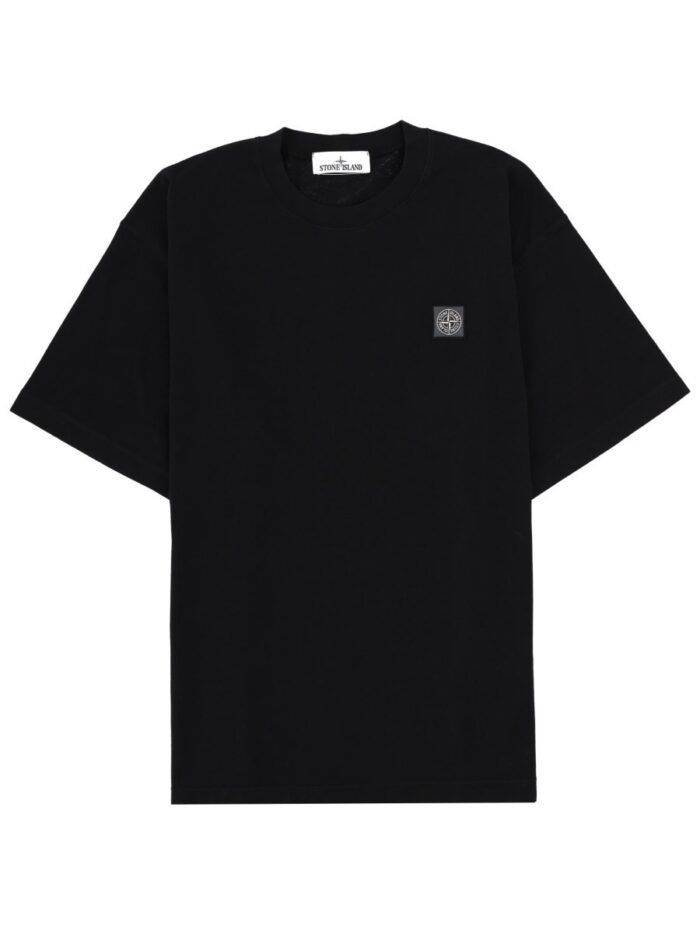 Stone Island T-SHIRT WITH LOGO PATCH