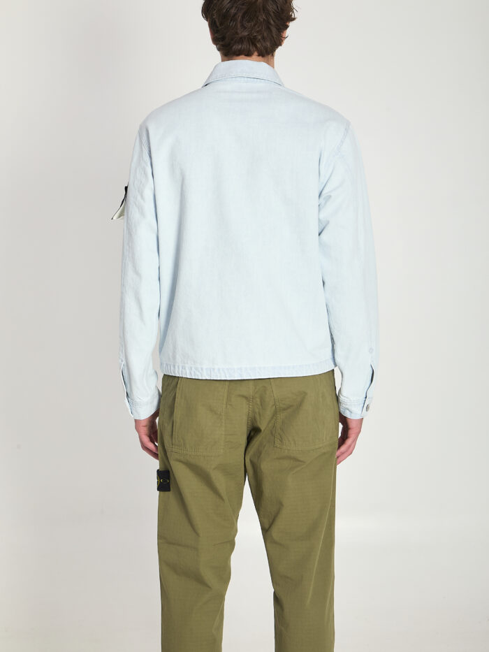 Stone Island Ultra-bleached denim jacket