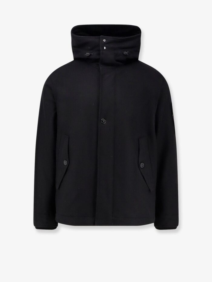 Stone Island Wool Blend Padded Parka Jacket