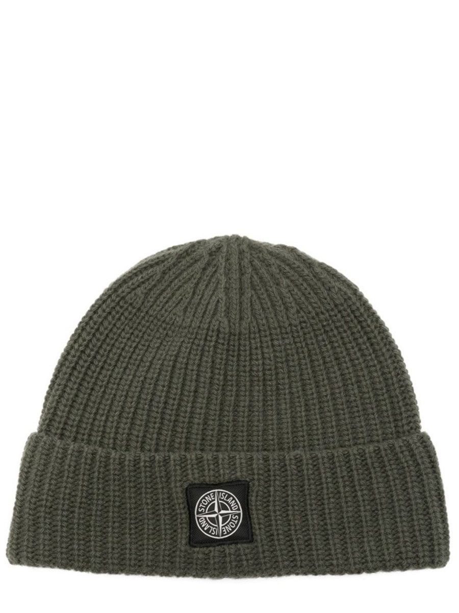 Stone Island WOOL CAP WITH LOGO