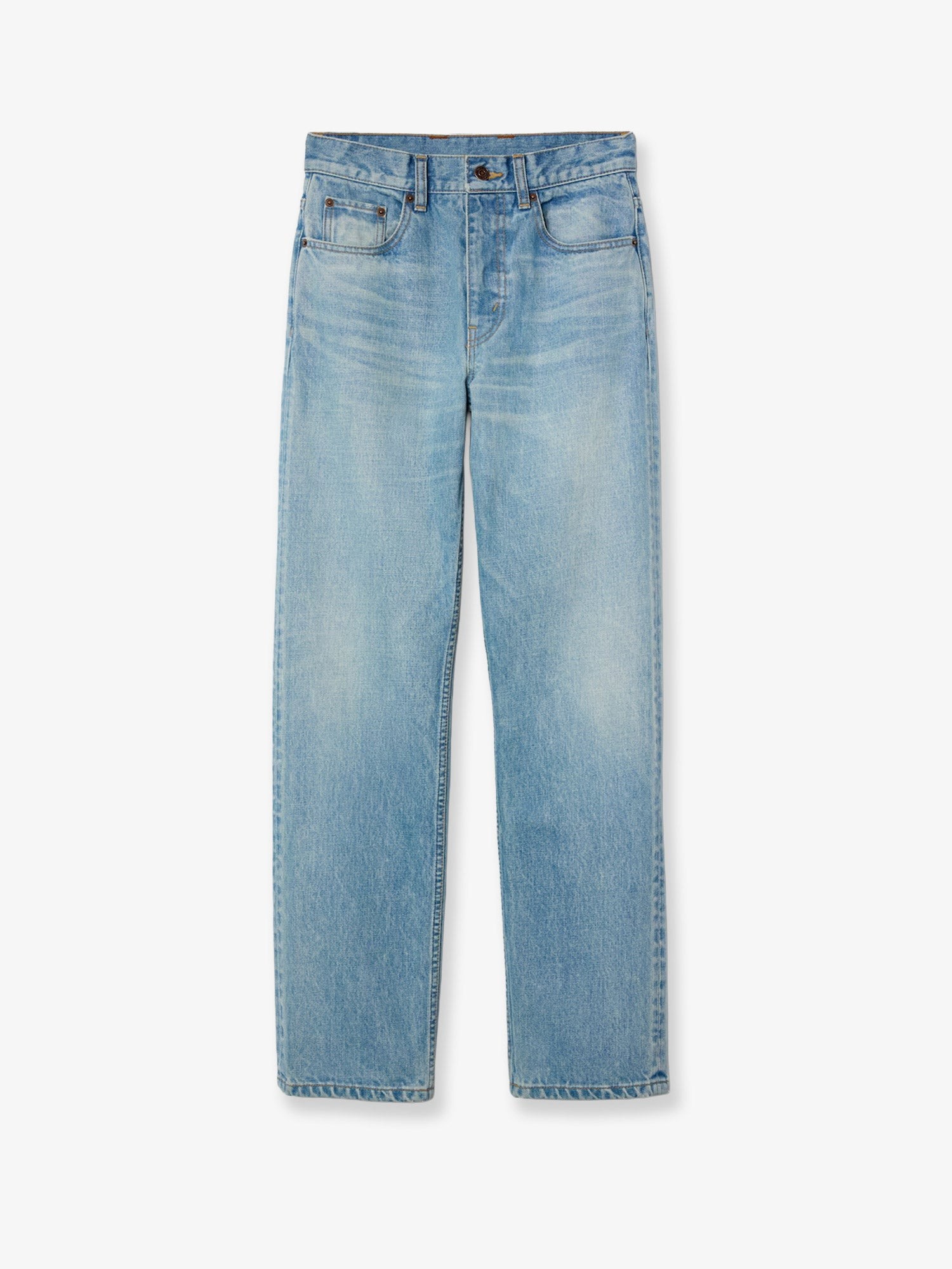 Celine Straight 001 Cotton Denim Jeans