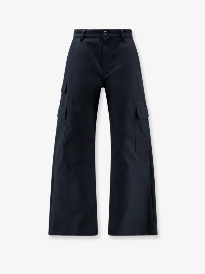 Balenciaga Straight Fit Cargo Cotton Trousers