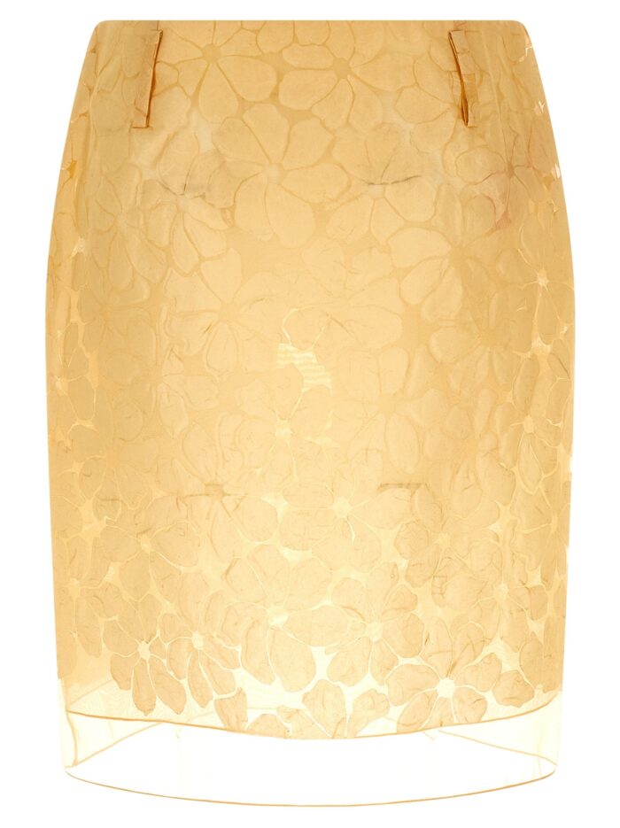 Marni Straight Skirt With Floral Pattern