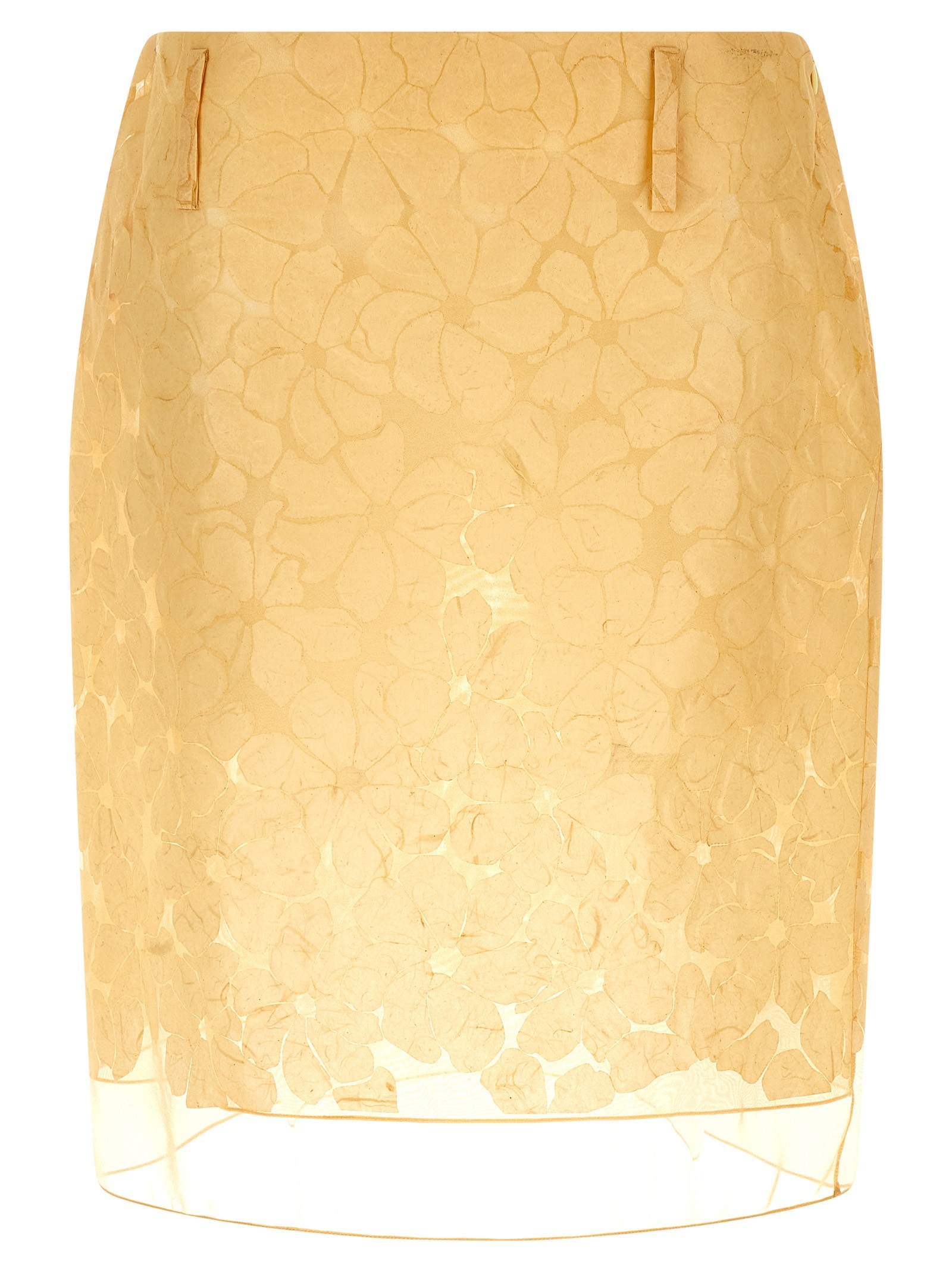 Marni Straight Skirt With Floral Pattern