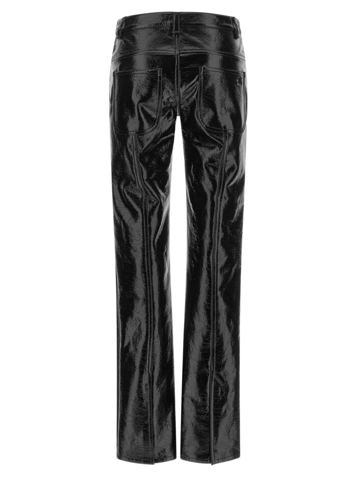 COURREGES Straight Vinyl Pants