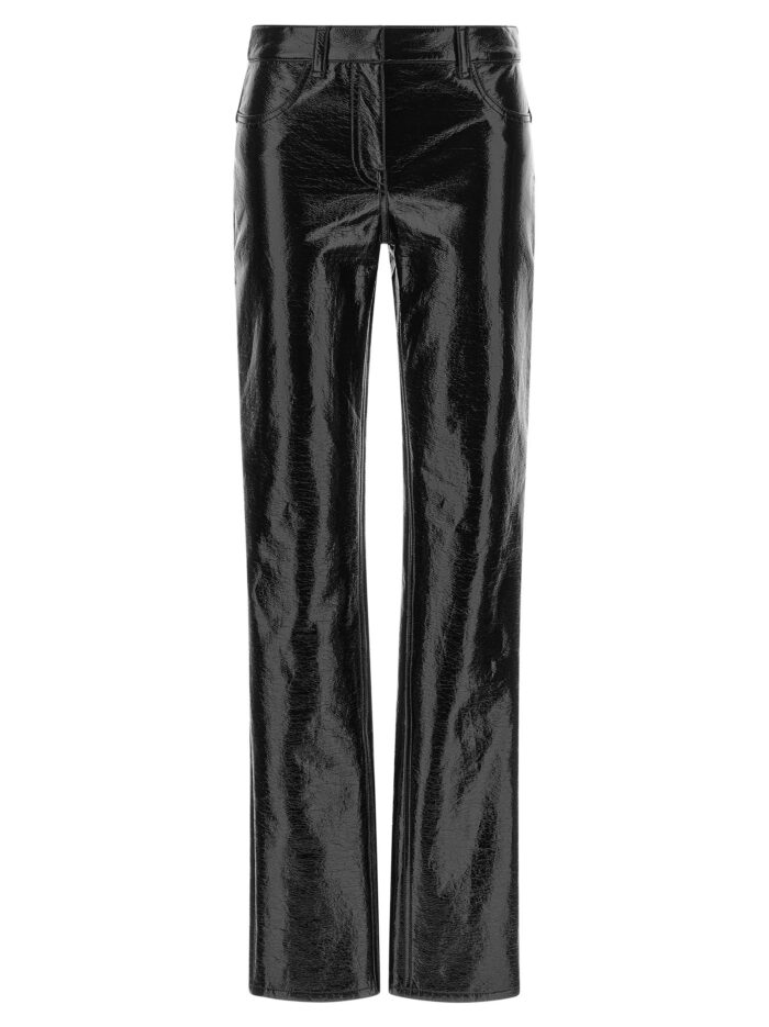 courreges straight vinyl pants COURREGES Straight Vinyl Pants