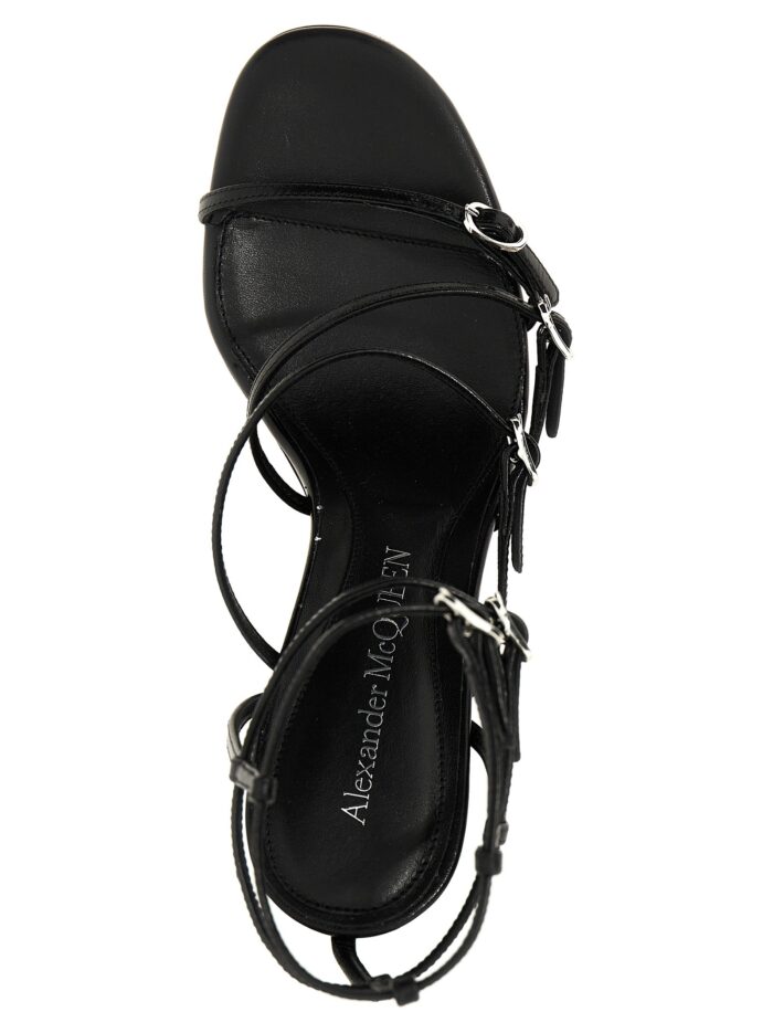 MCQUEEN Strap Leather Sandals