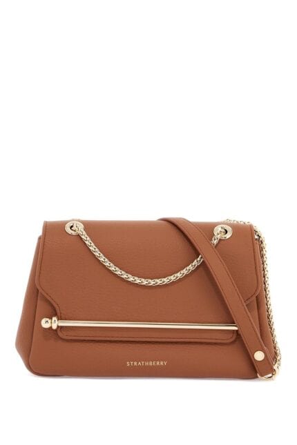 STRATHBERRY Brown Calfskin Mini Shoulder And Crossbody Bag