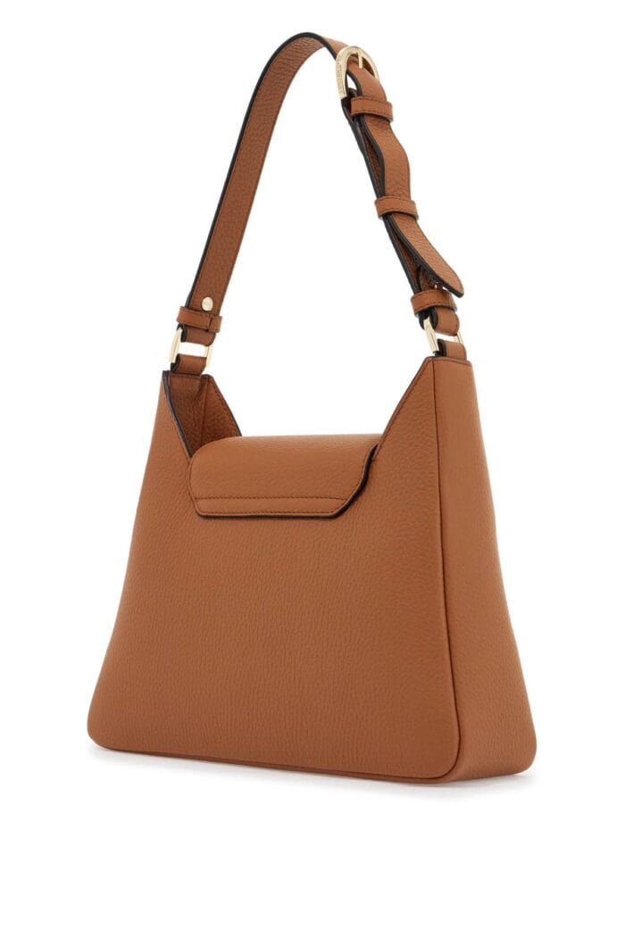 STRATHBERRY Medium Tan Calfskin Hobo Bag Multrees