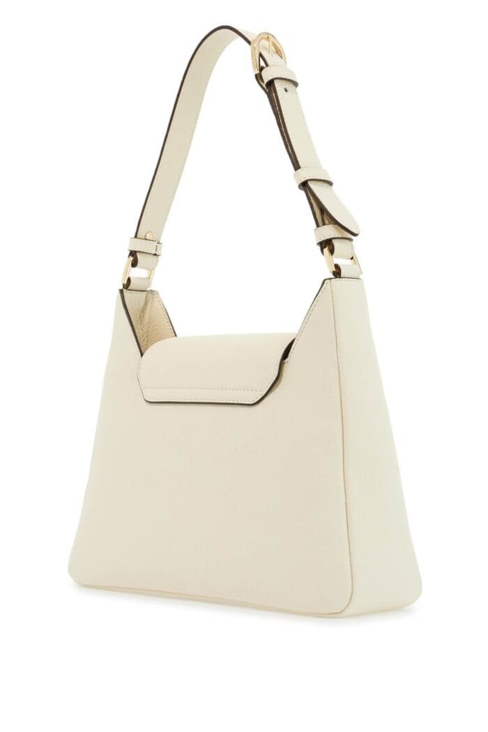 STRATHBERRY Structured Vanilla Calfskin Crossbody Bag With Clean Lines