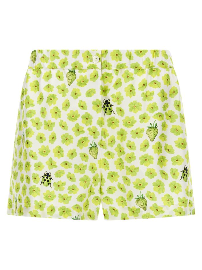 versace 'strawberry garden' shorts Versace 'Strawberry Garden' Shorts