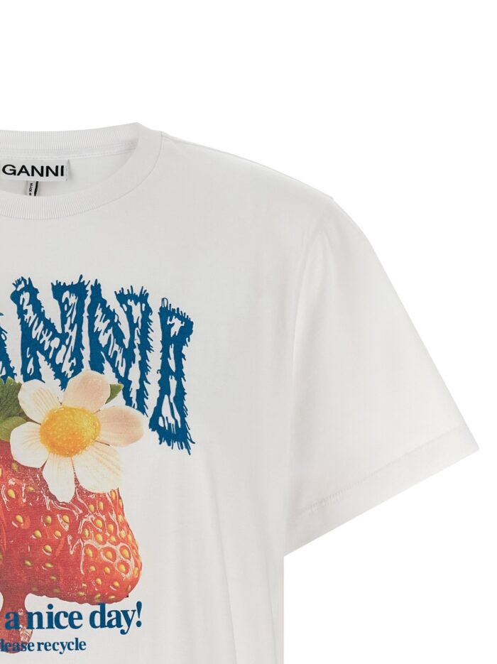 GANNI 'Strawberry' T-shirt