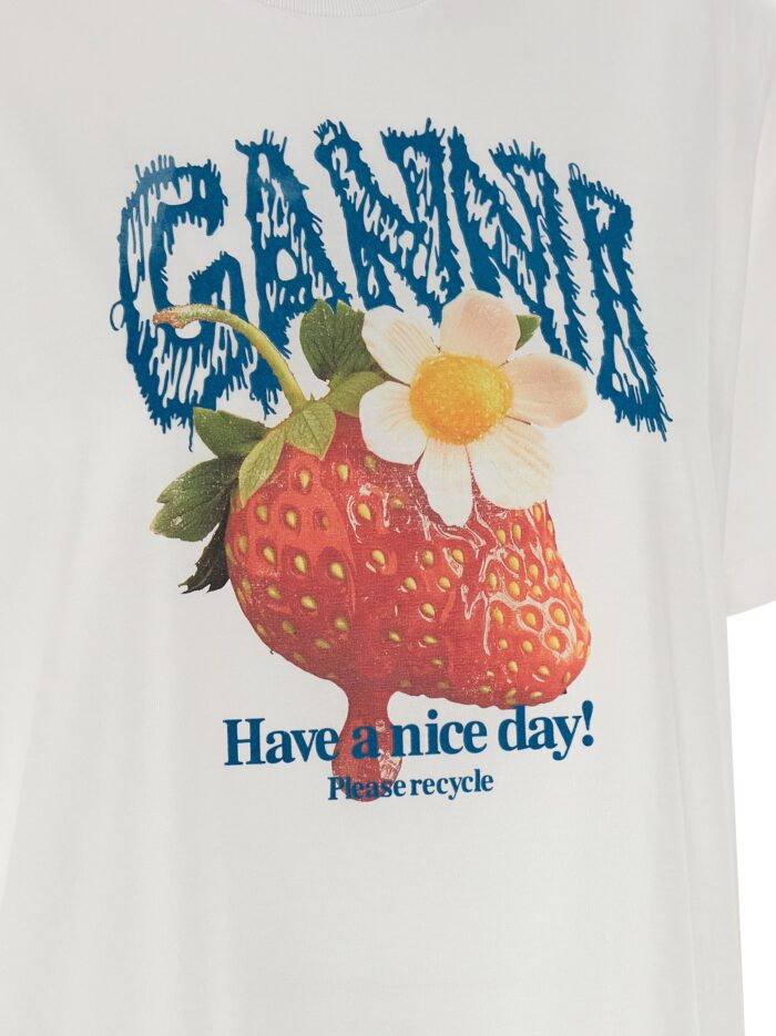 GANNI 'Strawberry' T-shirt