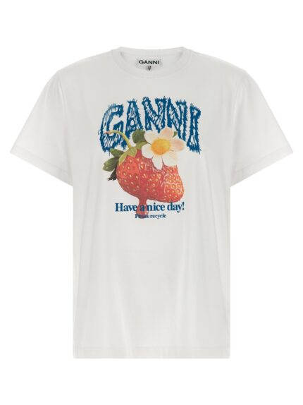 GANNI 'Strawberry' T-shirt