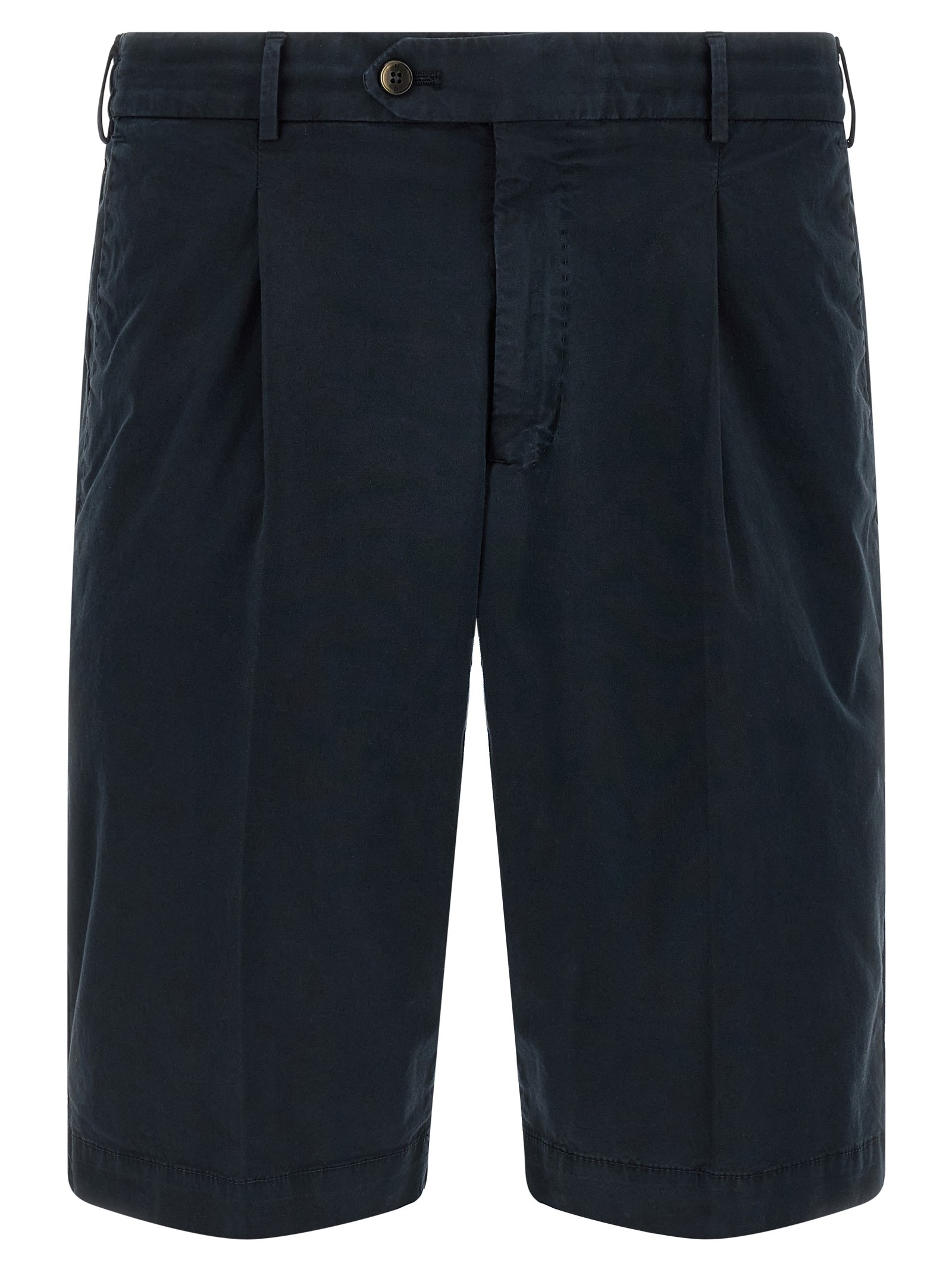 Pt Torino Stretch Cotton Bermuda Shorts