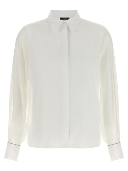 PESERICO Stretch Cotton Shirt