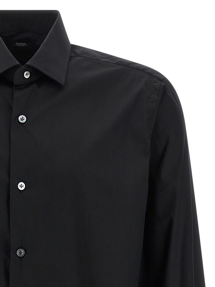 BARBA Stretch Cotton Shirt