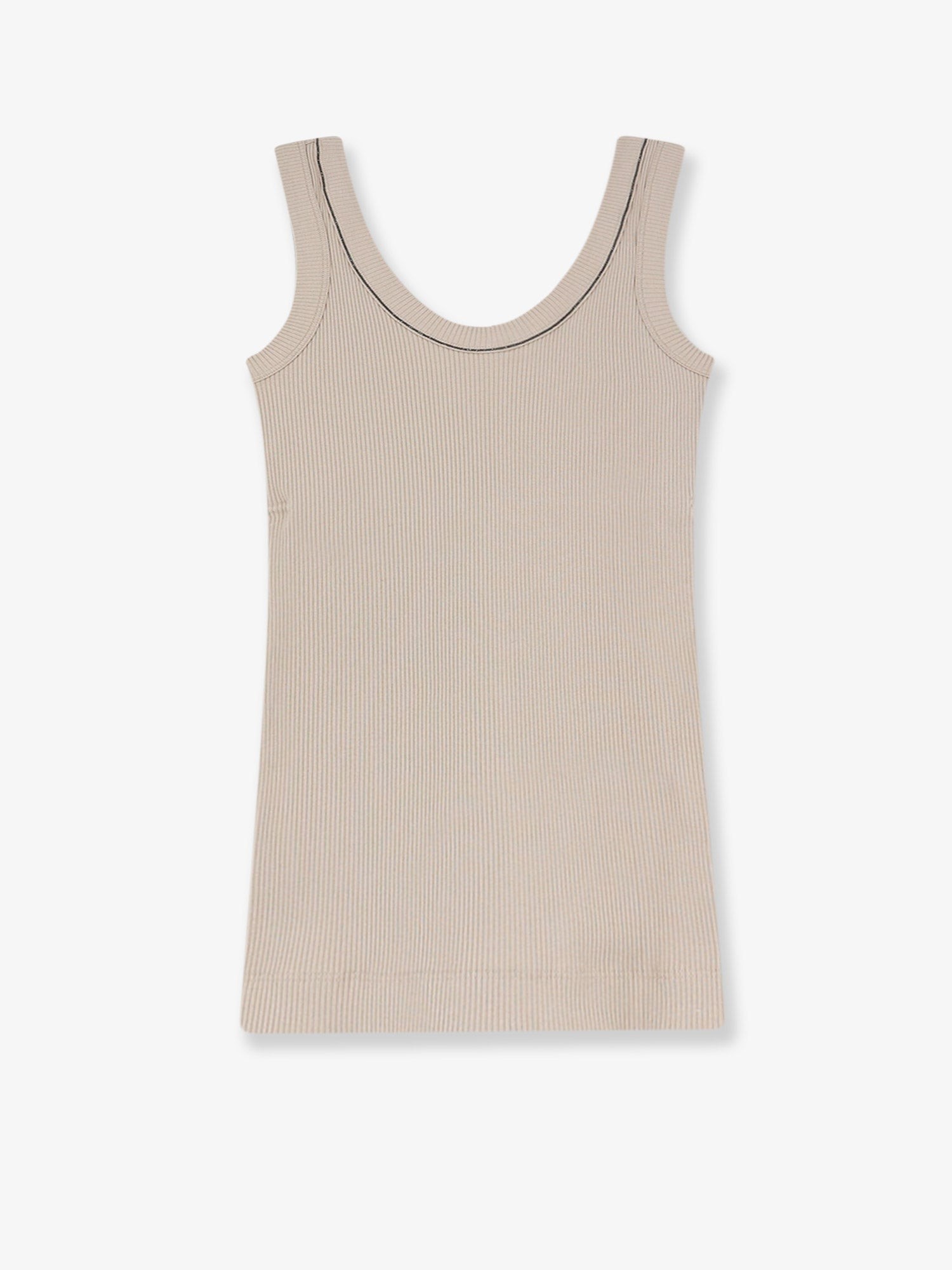 Brunello Cucinelli Stretch Cotton Tank Top