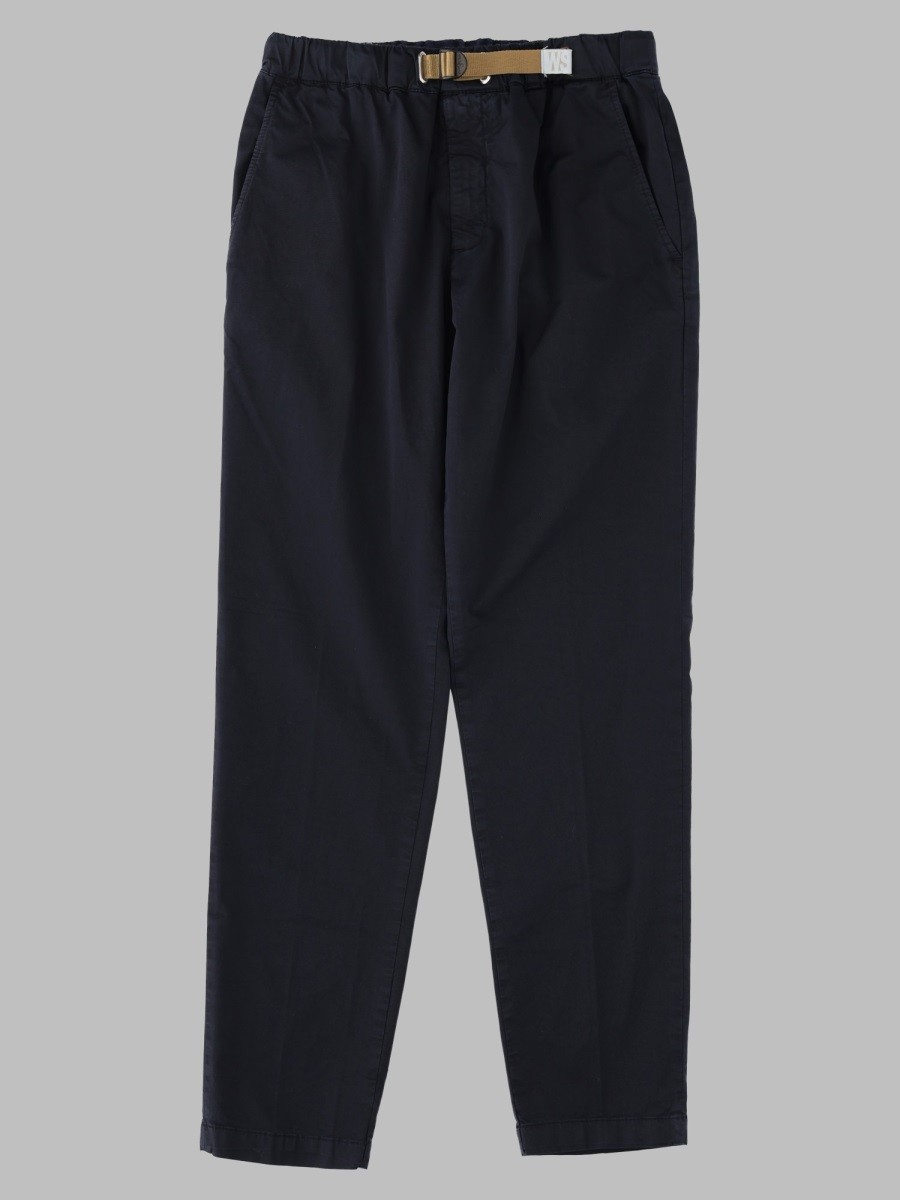 WHITE SAND Stretch Cotton Trousers