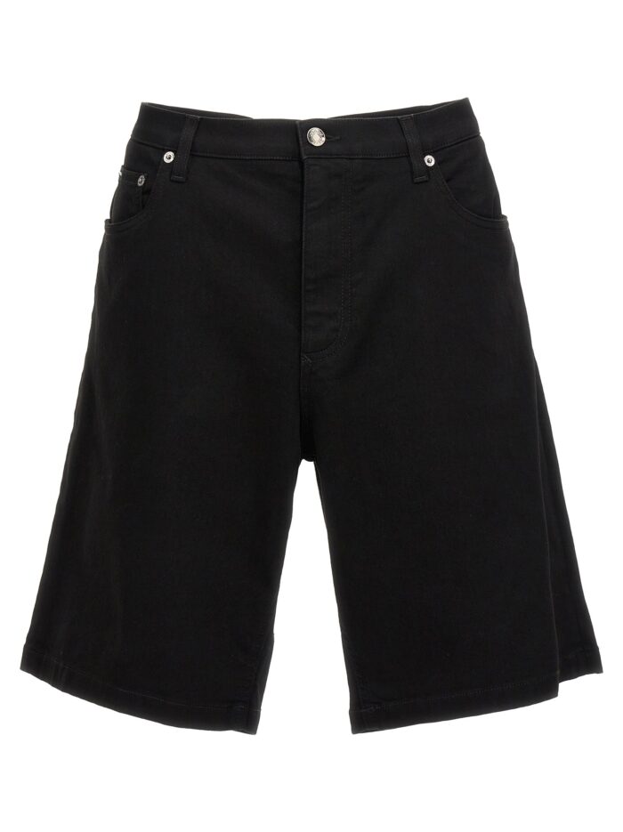 DOLCE&GABBANA Stretch Denim Bermuda Shorts