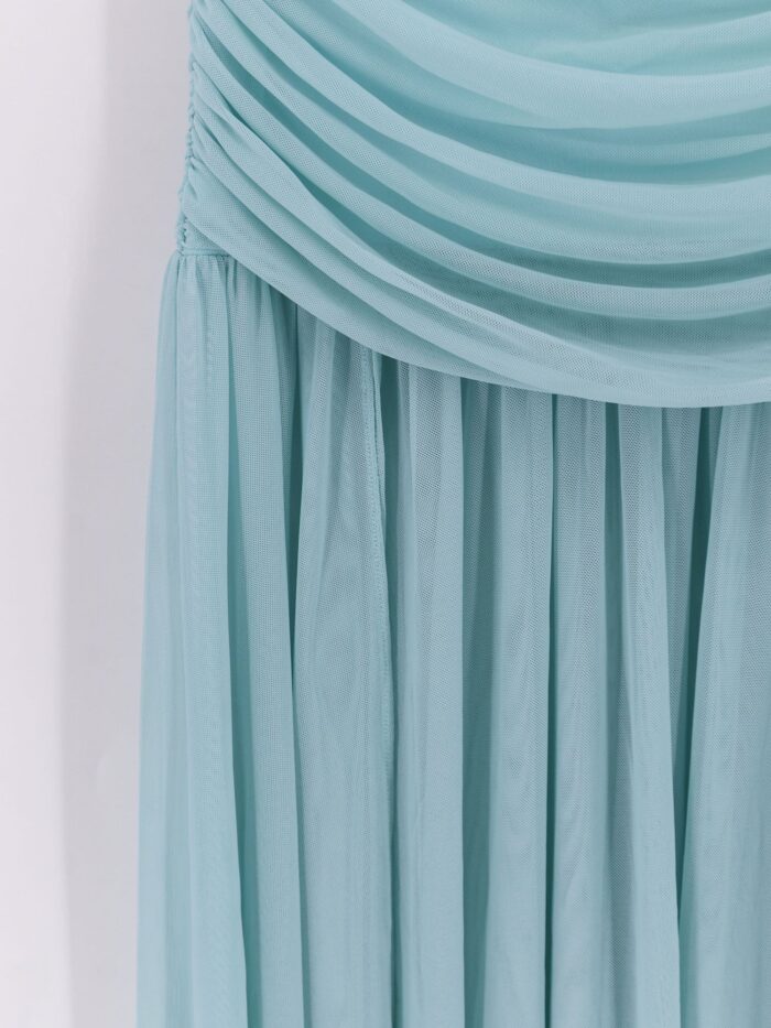 Retrofete Stretch Fabric Adele Long Dress