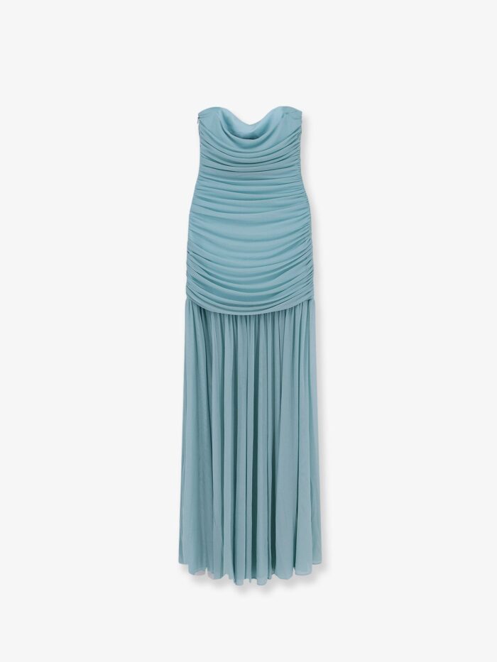 Retrofete Stretch Fabric Adele Long Dress