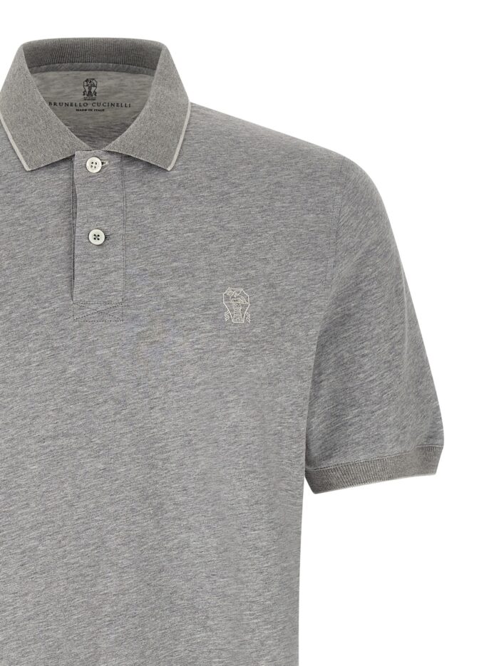 Brunello Cucinelli Stretch Jersey Polo Shirt