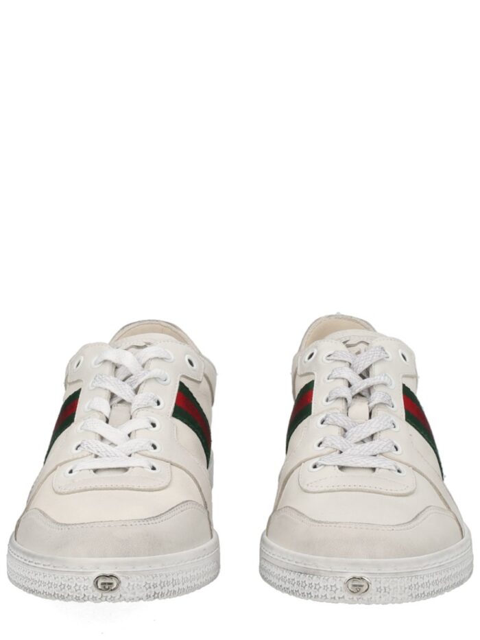 Gucci "STRETCH" LEATHER EFFECT SNEAKER