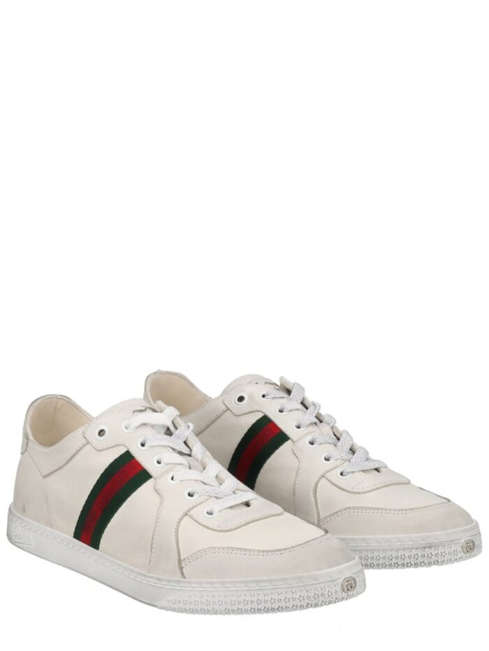 Gucci "STRETCH" LEATHER EFFECT SNEAKER