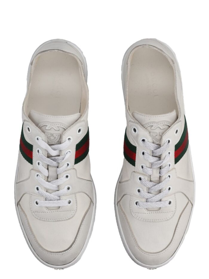 Gucci "STRETCH" LEATHER EFFECT SNEAKER