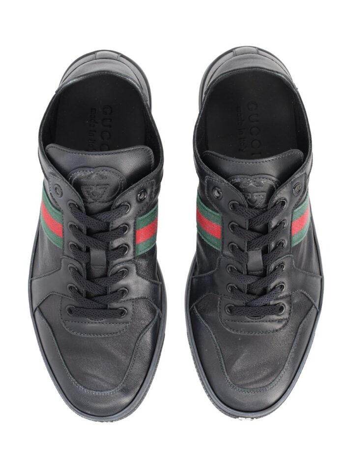 Gucci "STRETCH" LEATHER EFFECT SNEAKER