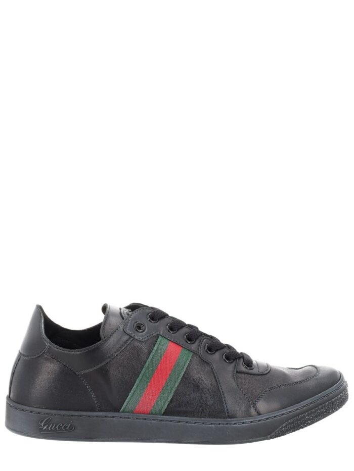 Gucci "STRETCH" LEATHER EFFECT SNEAKER