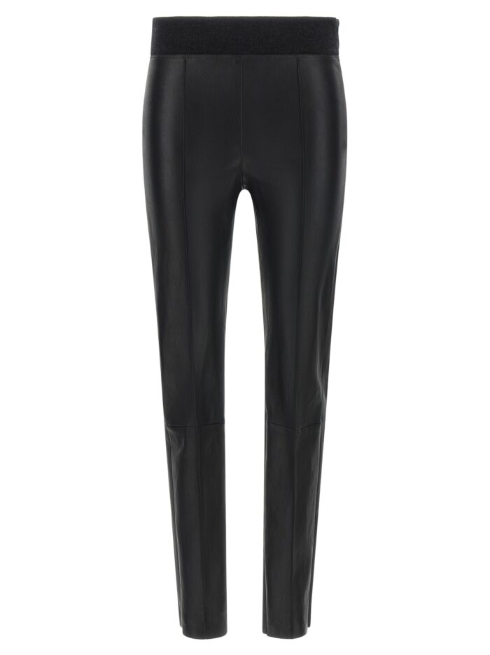 brunello cucinelli stretch nappa leather leggings Brunello Cucinelli Stretch Nappa Leather Leggings